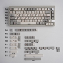 Retro 9009 Greek 104+32 PBT Dye-subbed Keycap Set Cherry Profile Compatible with ANSI Mechanical Keyboard